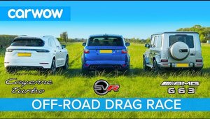 Ce ti se pare ciudat la aceasta poza? Cursa in off-road cu Porsche Cayenne, Range Rover Sport si Mercedes G-Class