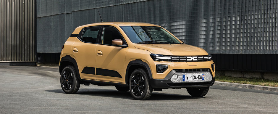 Cea mai ieftina masina electrica din Europa a primit un facelift major. Noua Dacia Spring se lauda cu un design complet redesenat la exterior si ceasuri de bord digitale la interior. Galerie foto completa Cea mai ieftina masina electrica din Europa a primit un facelift major. Noua Dacia Spring se lauda cu un design complet redesenat la exterior si ceasuri de bord digitale la interior. Galerie foto completa
