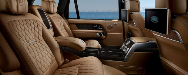 Cea mai noua masina de la Range Rover e lux total. Are scaune care se inclina si frigider in cotiera