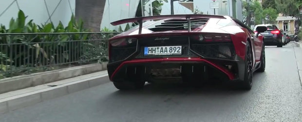 Cea mai tare masina pe care o poti inchiria in Monaco? Un Lamborghini Aventador SV de 750 CP!