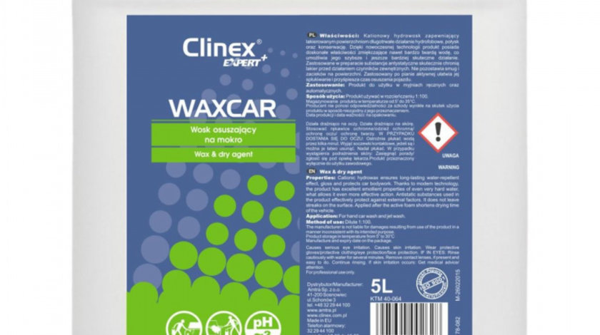 Ceară Si Agent De Uscare Waxcar Clinex Expert+ 5L 40-064