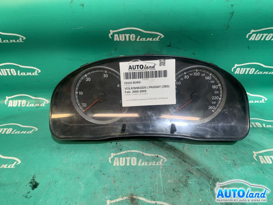 Ceas Bord 3b0920806a 1.9 TDI Volkswagen PASSAT 3B3 2000-2005