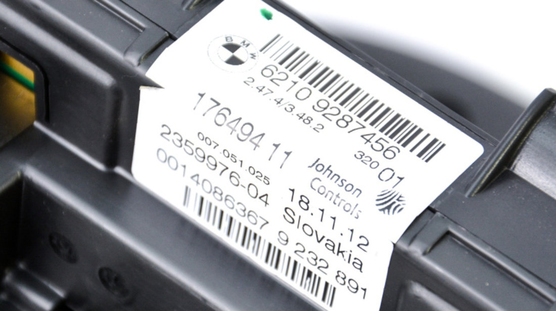 Ceas Bord Anglia - Afisaj Mile Si Km,motorina BMW 1 (F20, F21) 2010 - Prezent Motorina 9287456, 9 287 456, 62109287456, 62.10-9 287 456, 6210 9287456, 17649411, 176494 11, 235997604, 2359976-04, 9232891, 9 232 891