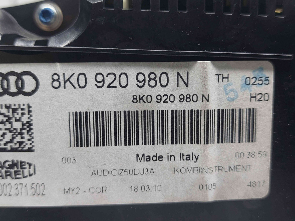Ceas bord Audi A4 (8K2, B8) [Fabr 2008-2015] 8K0920980N