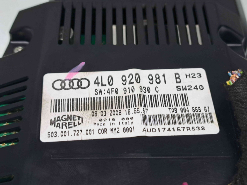 Ceas bord Audi Q7 (4LB) [ Fabr 2006-2014] 4L0920981B
