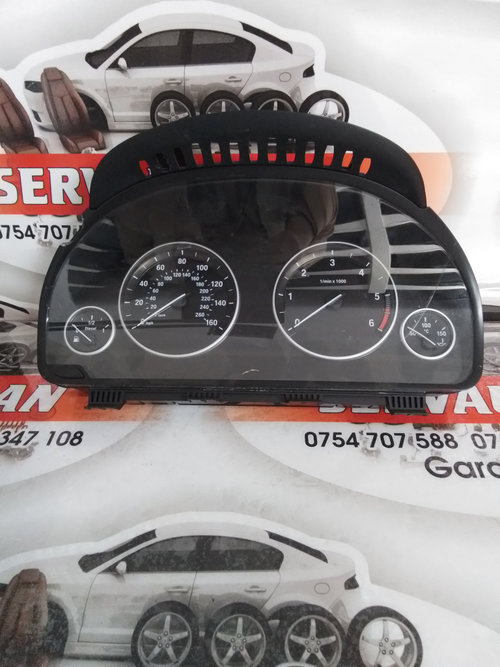 Ceas bord BMW Seria 5 (2010-2017) [F10] 2.0 Motorina 2011, 9285197 / Volan dreapta