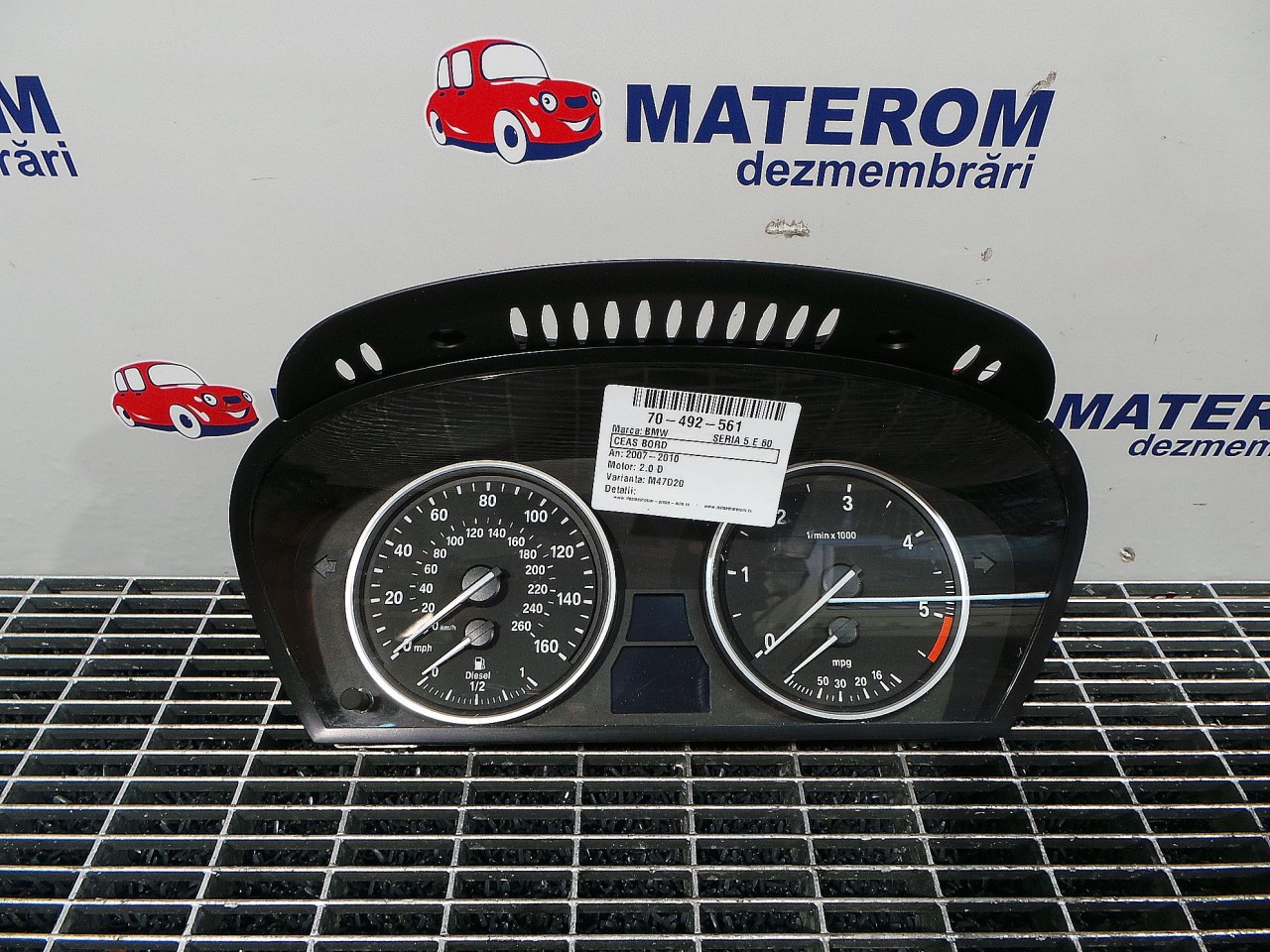 CEAS BORD BMW SERIA 5 E 60 SERIA 5 E 60 2.0 D - (2007 2010)