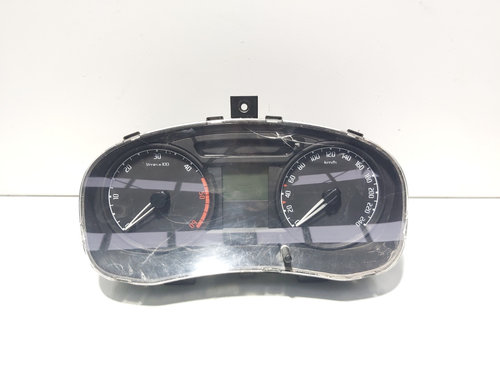 Ceas bord, cod 5J0920801C, Skoda Fabia 2 (5J, 542), 1.4 TDI (idi:631653)