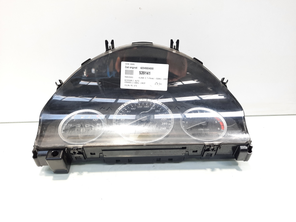 Ceas bord, cod A2049004000, Mercedes Clasa C T-Model (S204) (id:539141)