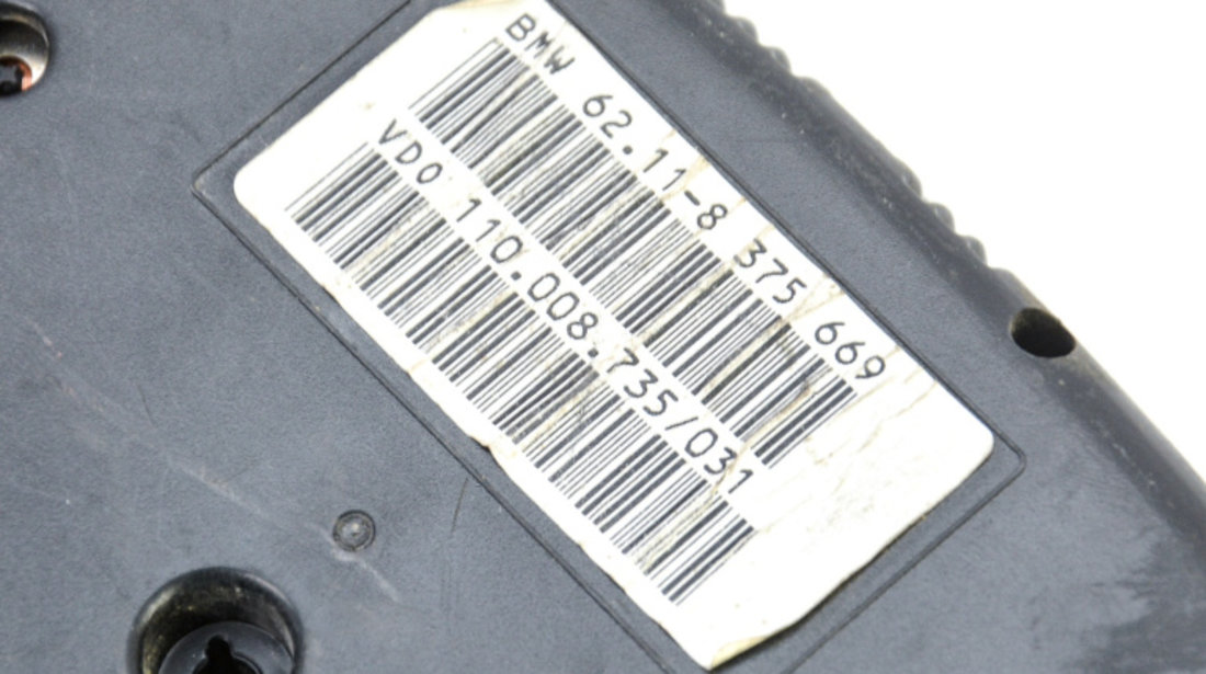 Ceas Bord Europa - Afisaj In Km,benzina BMW 5 (E39) 1995 - 2004 8375669, 8 375 669, 62118375669, 6211-8 375 669, 110.008.735