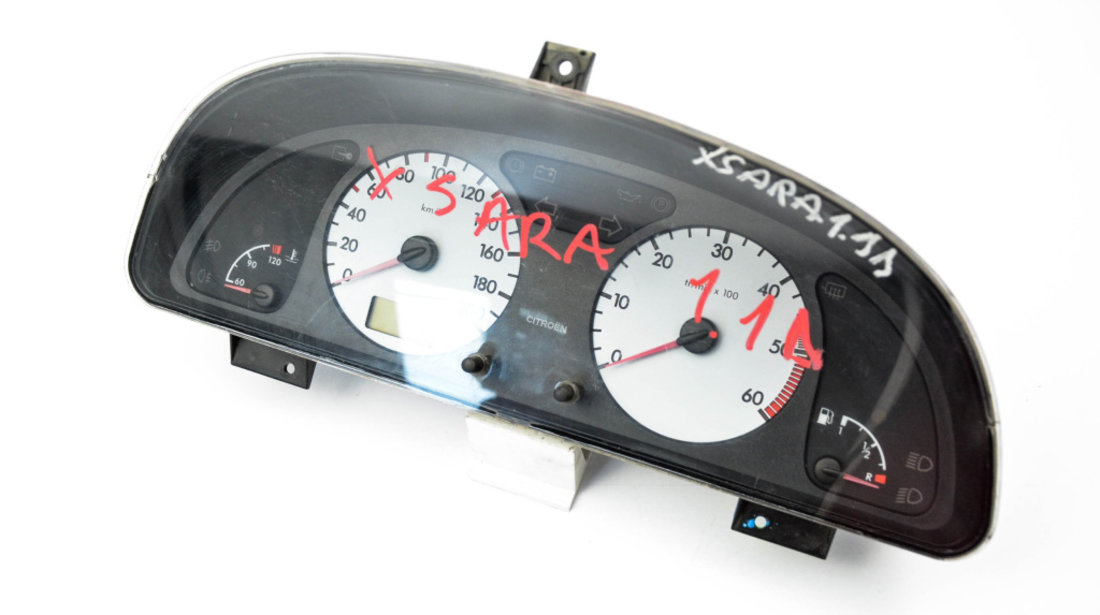 Ceas Bord Europa - Afisaj In Km Citroen XSARA (N0, N1, N2) 1997 - 2010 P9637260080A01, 9637260080