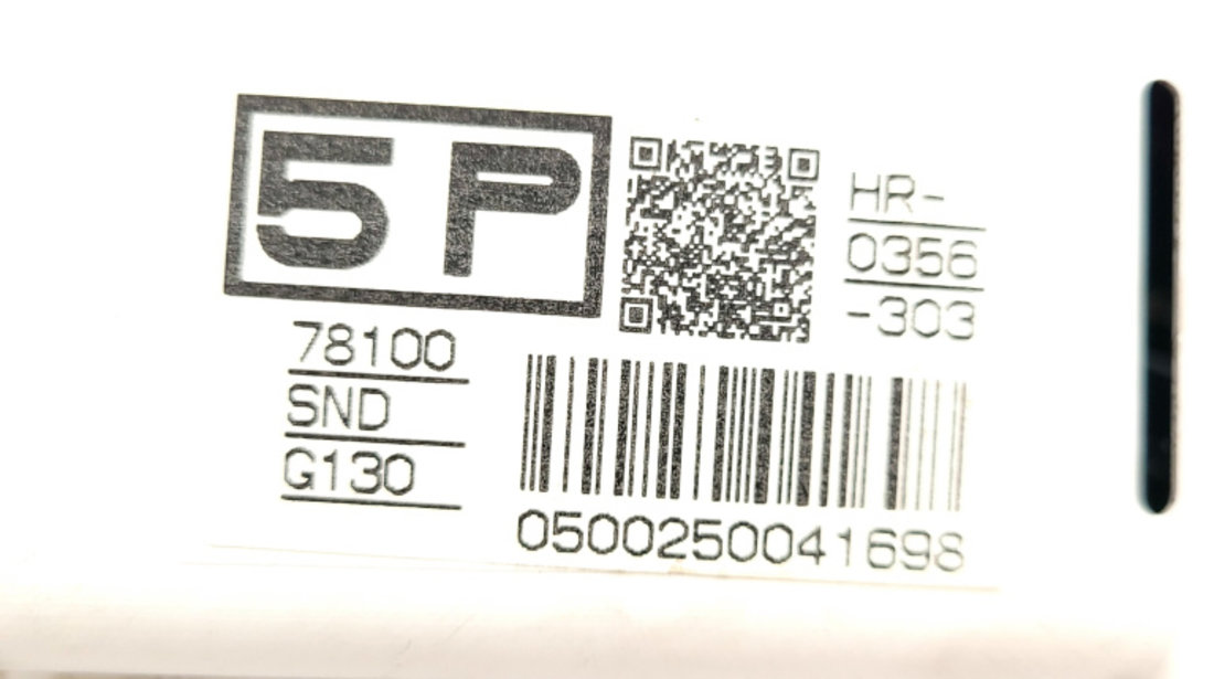 Ceas Bord Honda CIVIC 8 2005 - 2011 Hybrid HR0356303, HR0 356 303, 78100SNDG130, 78100 SND G130, 0500250041698