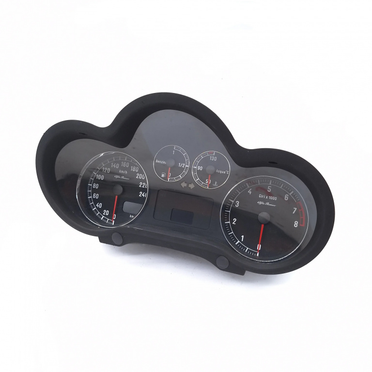 Ceas Bord / Instrument De Bord Alfa Romeo 147 (937) 2000-2010 1.6 16V T.Spark (937Axb1A) Ar 32104 Benzina Europa - Afisaj In Km Benzina 110080303010, 156063193, 1407050474V00 Vdo
