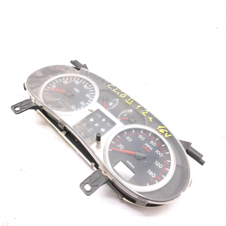 Ceas Bord / Instrument De Bord Anglia - Afisaj Mile Si Km,benzina Renault CLIO 2 / SYMBOL 1 1998 - 2008 Benzina P8200261104, 216723065, 216717591, 21671759-1, 21671759, NS7039201, NS0611700X, 216501761