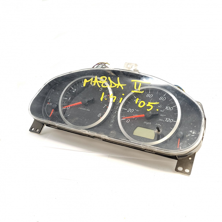 Ceas Bord / Instrument De Bord Anglia - Afisaj Mile Si Km,benzina Mazda 2 (DY) 2003 - 2007 Benzina DE7355430, 3M7110849EG, 04307170926, DE73-55-430, 3M71-10849-EG