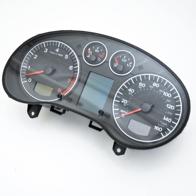 Ceas Bord / Instrument De Bord Audi A3 (8P) 2003-2013 2.0 Fsi Axw Benzina Anglia - Afisaj Mile Si Km 8P0920980E, 8P0 920 980 E, 8P0920980 Siemens Vdo