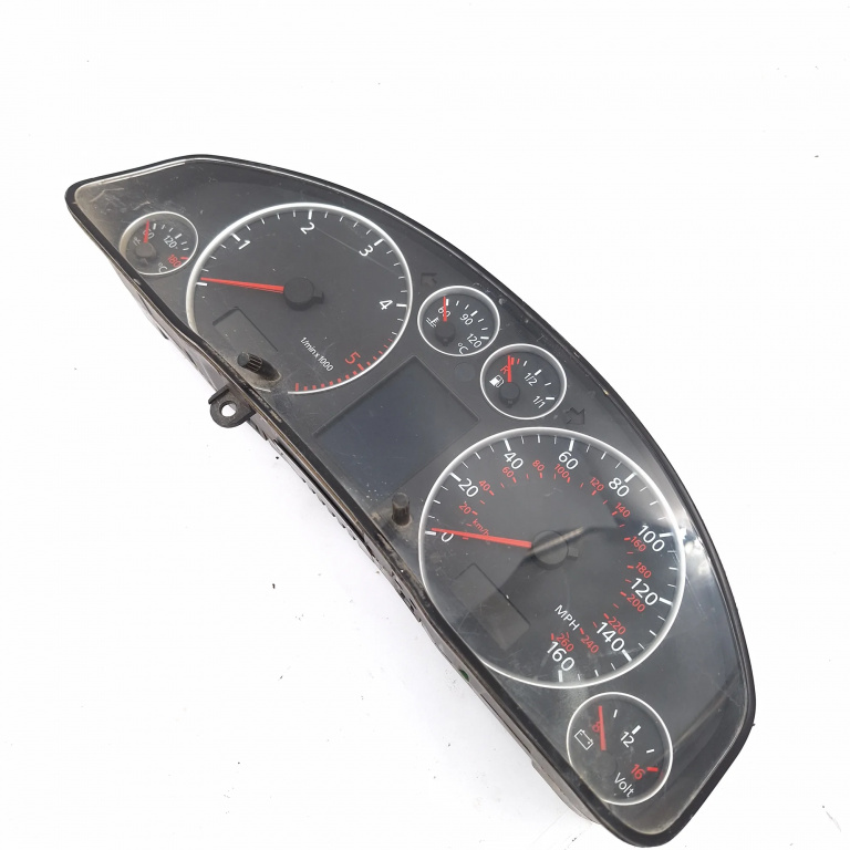 Ceas Bord / Instrument De Bord Audi A6 (4B, C5) 1997-2005 1.9 Tdi Afn Motorina Anglia - Afisaj Mile Si Km Motorina 110080128009, 88311285, 88-311-285 Vdo