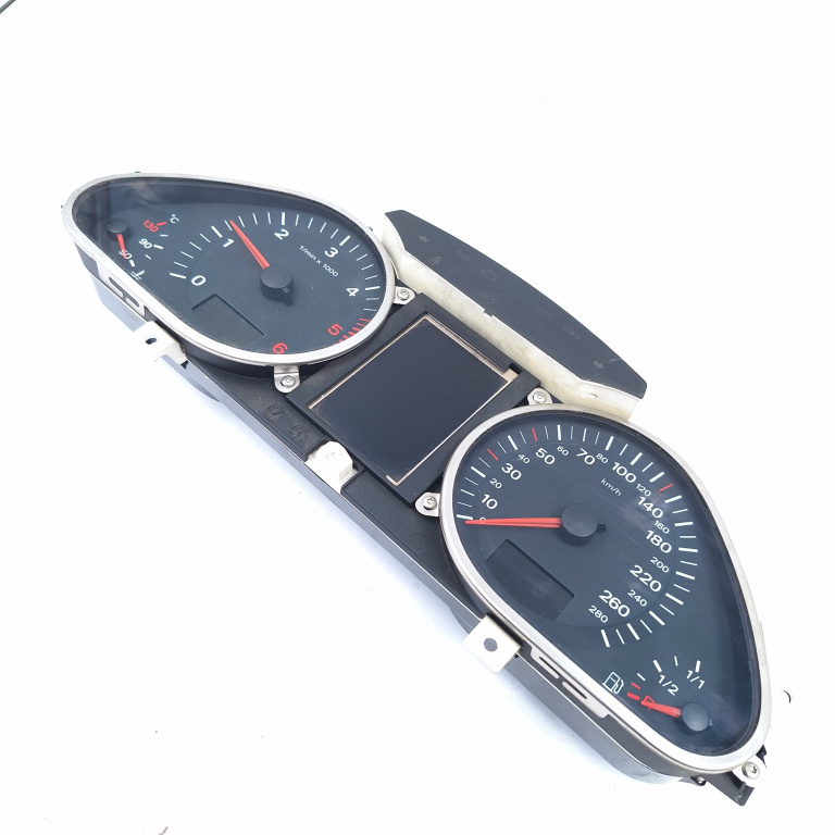 Ceas Bord / Instrument De Bord Audi A6 (4F, C6) 2004-2011 3.0 Tdi Quattro Bmk Motorina Europa - Afisaj In Km Motorina 5550007301, 554000731202, 5540007312