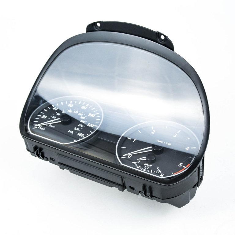 Ceas Bord / Instrument De Bord Bmw 1 (E81, E87, E88, E82) 2004-2013 118 D Motorina Anglia - Afisaj Mile Si Km 6983532, 1024982