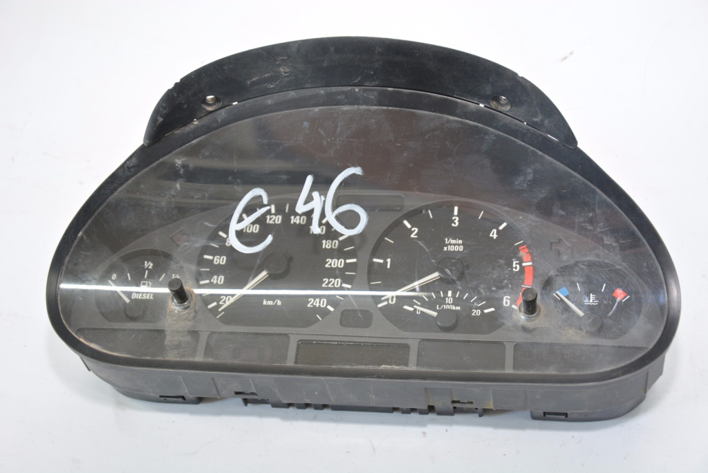 Ceas Bord / Instrument De Bord Bmw 3 (E46) 1998-2007 Europa - Afisaj In Km 6906884, 0263606265, 1036017005