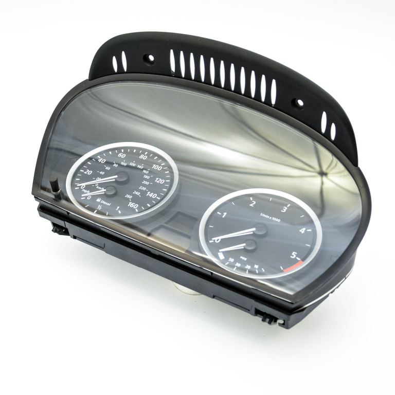 Ceas Bord / Instrument De Bord Bmw 5 (E60, E61) 2003-2010 525 D Motorina Anglia - Afisaj Mile Si Km 6958601, 6934312