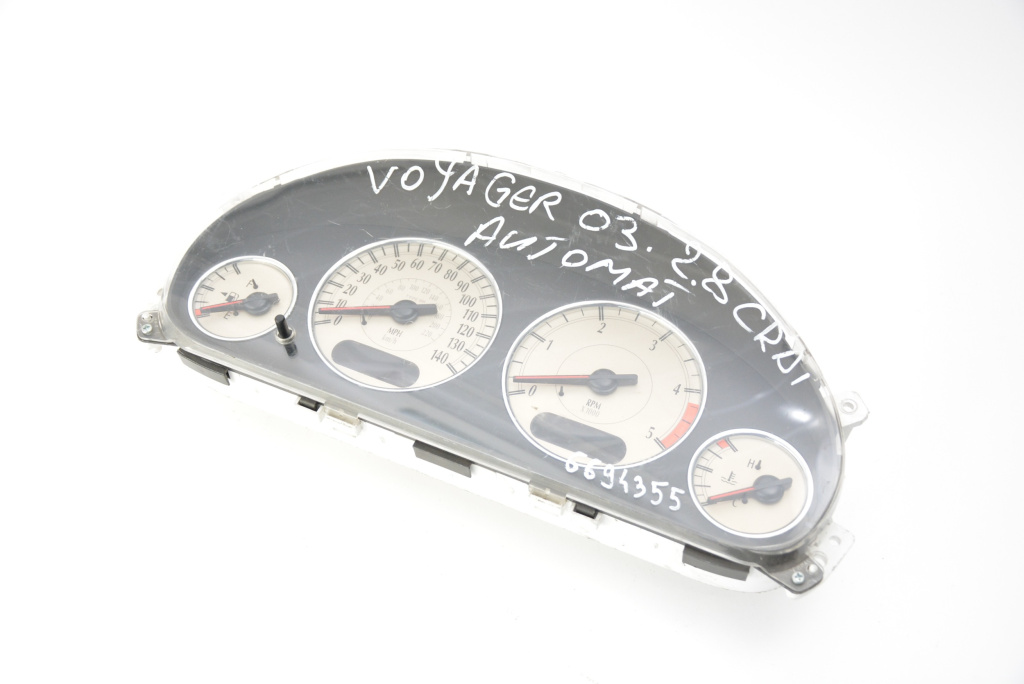 Ceas Bord / Instrument De Bord Chrysler Voyager Mk 3 (Rg, Rs) 2001-2007 2.8 Crd Enr Motorina Anglia - Afisaj Mile Si Km P05082827Ag, Tn157520-5372, R827Ag