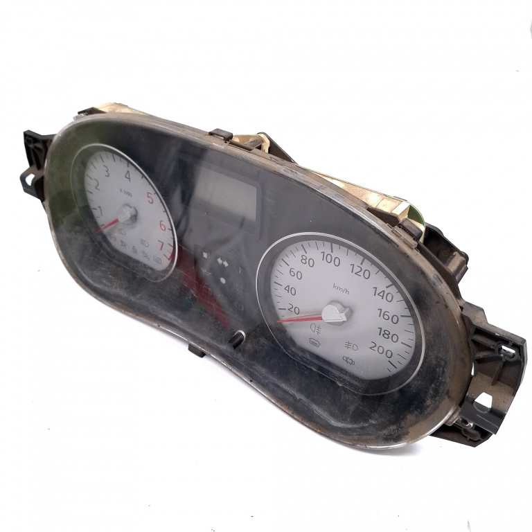 Ceas Bord / Instrument De Bord Dacia Logan (Ls) 2004-2012 1.5 Dci (Ls0W) K9K 796 Motorina Europa - Afisaj In Km 8200841280, P8200841280, 281217433A, 281184155F, Te00043685