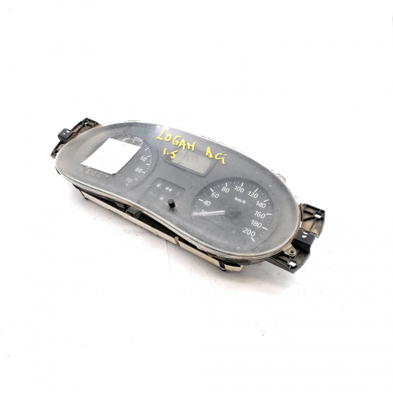 Ceas Bord / Instrument De Bord Dacia Logan (Ls) 2004-2012 1.5 Dci (Ls04) K9K 892 Motorina Europa - Afisaj In Km Motorina 281127465B, P82004079, Te00108323, 216775001