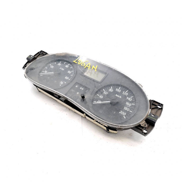 Ceas Bord / Instrument De Bord Dacia Logan (Ls) 2004-2012 1.5 Dci (Ls04) K9K 892 Motorina Europa - Afisaj In Km Motorina 216720407, 21672040-7