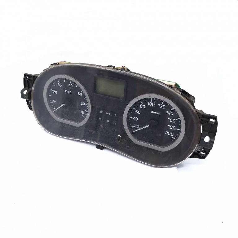 Ceas Bord / Instrument De Bord Dacia Logan (Ls) 2004-2012 1.6 Mpi 85 K7M 800 Benzina Europa - Afisaj In Km Benzina P8200377739, 216713027B, Te0012471R, 216720407, 8200377739