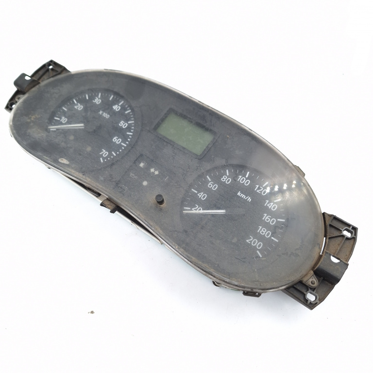 Ceas Bord / Instrument De Bord Dacia Logan (Ls) 2004-2012 1.4 (Lsoa, Lsoc, Lsoe, Lsog) K7J 710 Benzina Europa - Afisaj In Km Benzina P8200377202, 216775001, 216783107D, 21677500-1, 281127621G, Te0412695O Aek