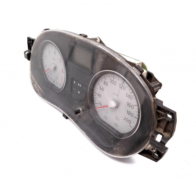 Ceas Bord / Instrument De Bord Dacia Logan (Ls) 2004-2012 1.4 (Lsoa, Lsoc, Lsoe, Lsog) Benzina Europa - Afisaj In Km Benzina 216774992, 21677499-2