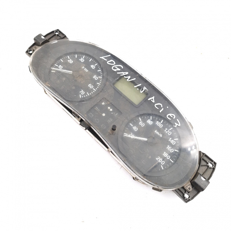 Ceas Bord / Instrument De Bord Dacia Logan (Ls) 2004-2012 1.5 Dci (Ls04) K9K 892 Motorina Europa - Afisaj In Km Motorina P8200435079