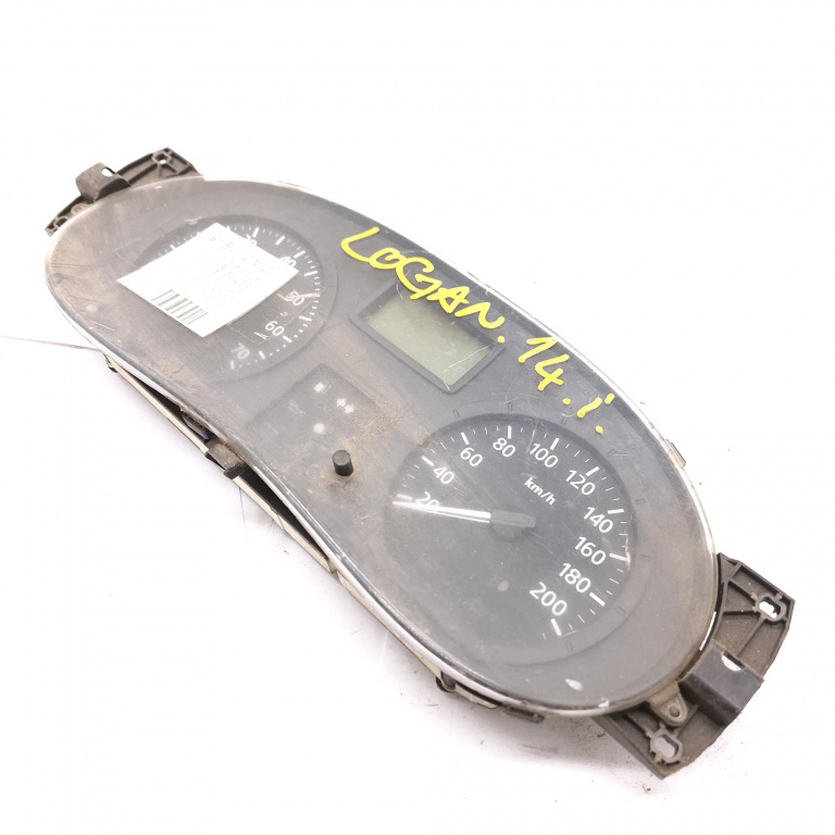 Ceas Bord / Instrument De Bord Dacia Logan (Ls) 2004-2012 1.4 Mpi Lpg (Ls0C) K7J 710 Benzina Europa - Afisaj In Km Benzina P8200377202, 216783107D, 281127621D1, 216720407