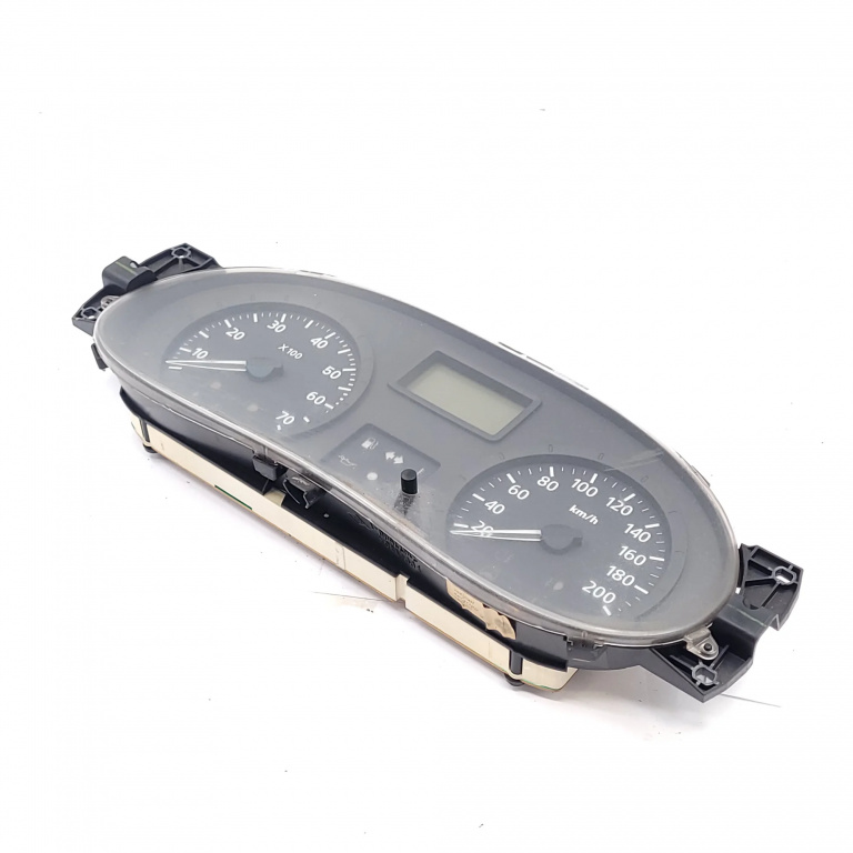 Ceas Bord / Instrument De Bord Dacia Logan (Ls) 2004-2012 1.4 Mpi Lpg (Ls0C) K7J 710 Benzina Europa - Afisaj In Km Benzina 216775001, 21677500-1, 21677500 Aek