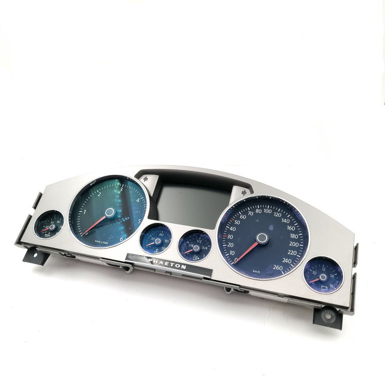 Ceas Bord / Instrument De Bord Europa - Afisaj In Km,benzina VW PHAETON (3D) 2002 - 2016 Motorina 0263661044, 3D0920886C, 5513110373, 3D0920886, 0 263 661 044, 3D0 920 886 C