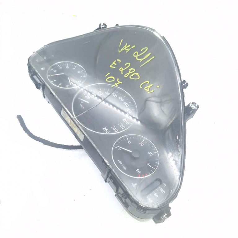 Ceas Bord / Instrument De Bord Europa - Afisaj In Km,motorina Mercedes-Benz E-CLASS (W211) 2002 - 2009 Motorina A2115408847, 110080284, 110.080.284035, 88311391
