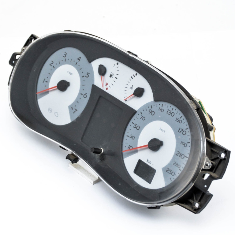 Ceas Bord / Instrument De Bord Europa - Afisaj In Km,motorina Renault CLIO 2 / SYMBOL 1 1998 - 2008 Motorina P8200487227--G, P8200487227G, 8200487227G, 28114805-5, 281148055