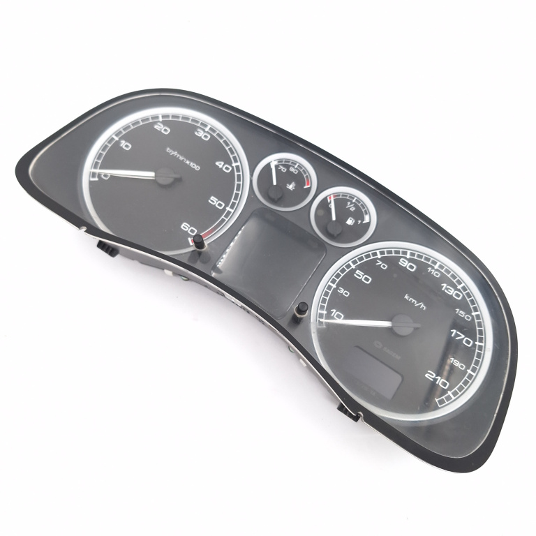 Ceas Bord / Instrument De Bord Europa - Afisaj In Km,motorina Peugeot 307 2001 - 2008 216518625, 21 651 862 5, 216749676, 21 674 967 6, 9651299680