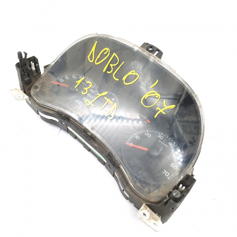 Ceas Bord / Instrument De Bord Fiat Doblo (223, 119) 2000-2009 1.3 Jtd 16V 188 A9.000 Motorina Europa - Afisaj In Km Motorina 555000460104