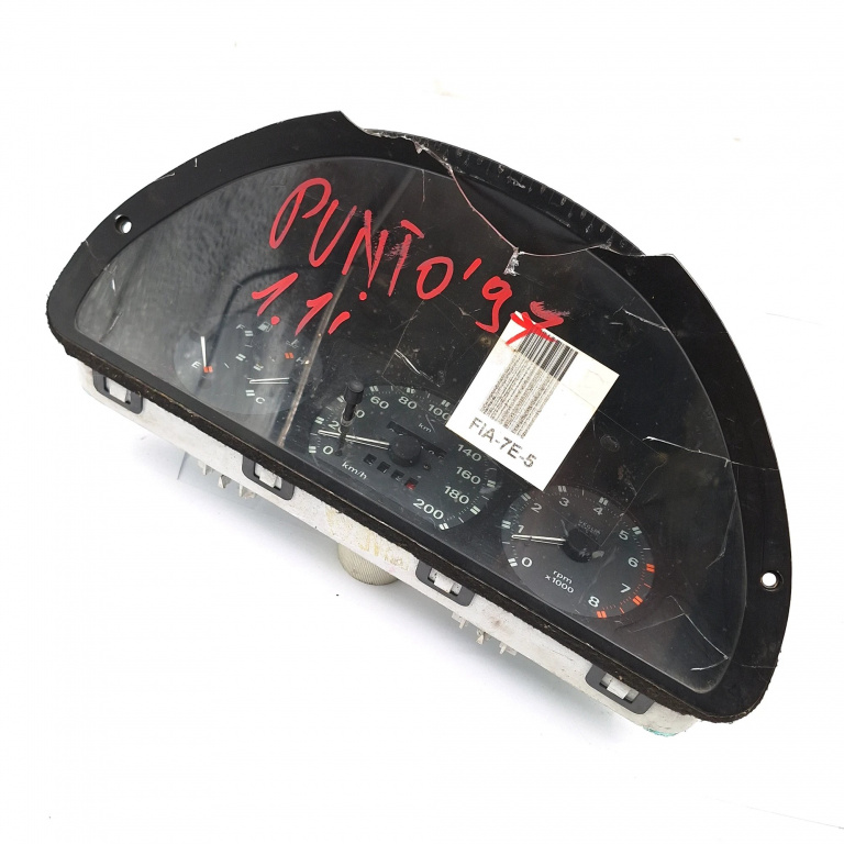 Ceas Bord / Instrument De Bord Fiat Punto (176) 1993-1999 1.1 Benzina Europa - Afisaj In Km Benzina