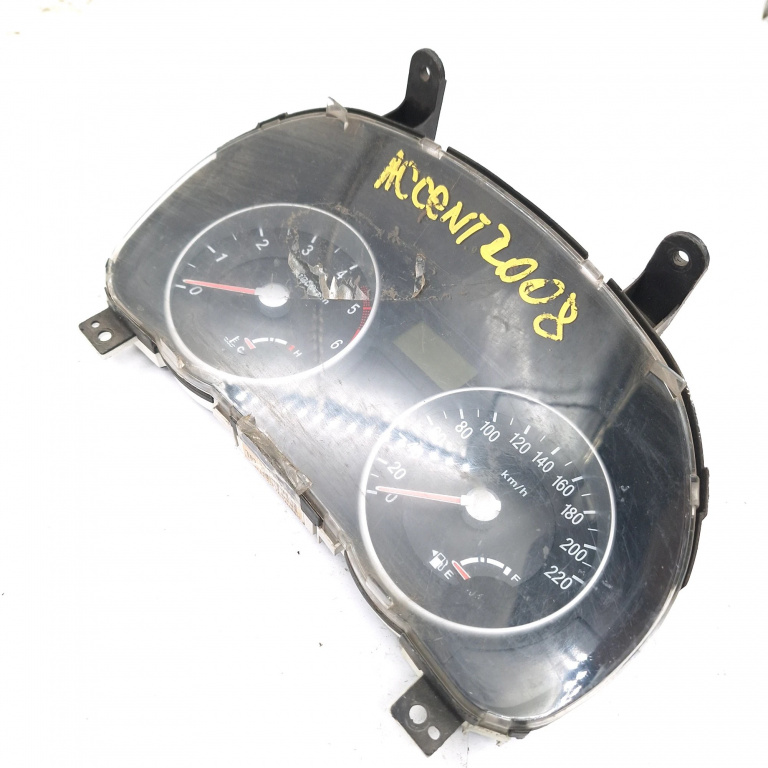 Ceas Bord / Instrument De Bord Hyundai Accent 3 (Mc) 2005-2010 Europa - Afisaj In Km Motorina 940031E600, 94003-1E600, Hyu7E29