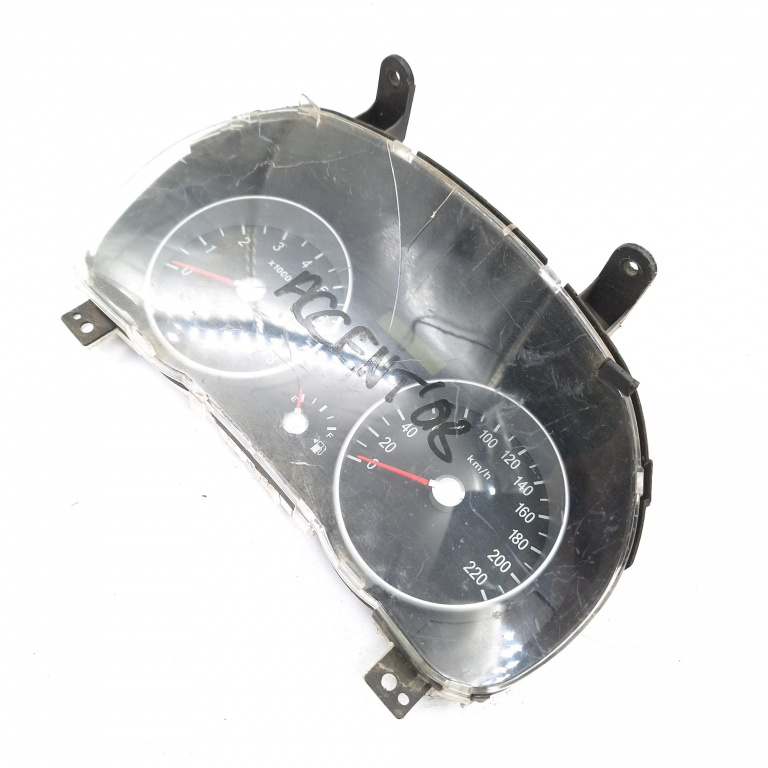 Ceas Bord / Instrument De Bord Hyundai Accent 3 (Mc) 2005-2010 Europa - Afisaj In Km Benzina 1209401E
