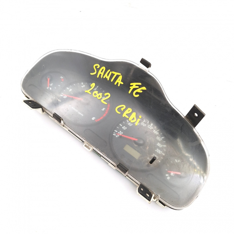 Ceas Bord / Instrument De Bord Hyundai Santa Fe 1 (Sm) 2000-2006 2.0 Crdi D4Ea Motorina Europa - Afisaj In Km Motorina 9400326520, 69801080, 20030940, 20030940 , 5120D, 78894140, 78817740