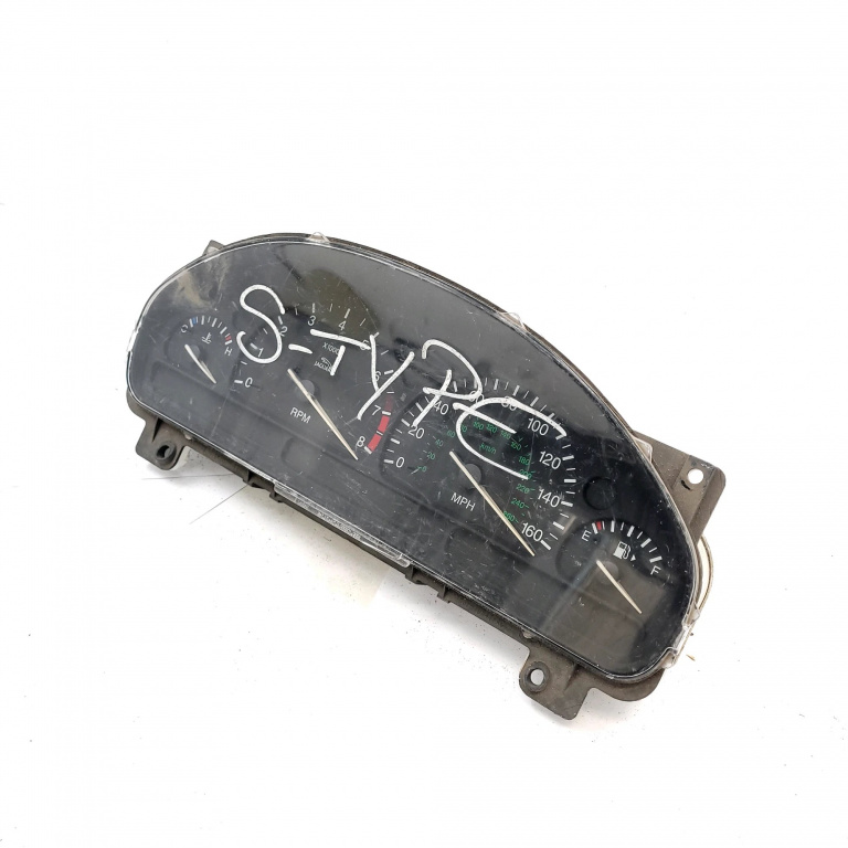Ceas Bord / Instrument De Bord Jaguar S-Type (Ccx) 1999-2007 Anglia - Afisaj Mile Si Km Benzina Visteon