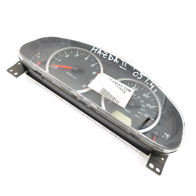 Ceas Bord / Instrument De Bord Mazda 2 (Dy) 2003-2007 1.4 Fxja Benzina Anglia - Afisaj Mile Si Km Benzina 3M7110849Rg, Dd7755430, Dd775543C, 05167032024 Uk-Nc Co. Ltd.
