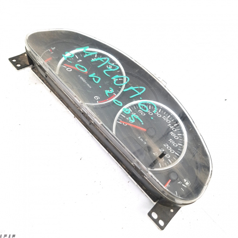Ceas Bord / Instrument De Bord Mazda 6 (Gg) 2002-2008 2.0 Citd 4X4 Rf5C Motorina Europa - Afisaj In Km Motorina 5Ggk3E
