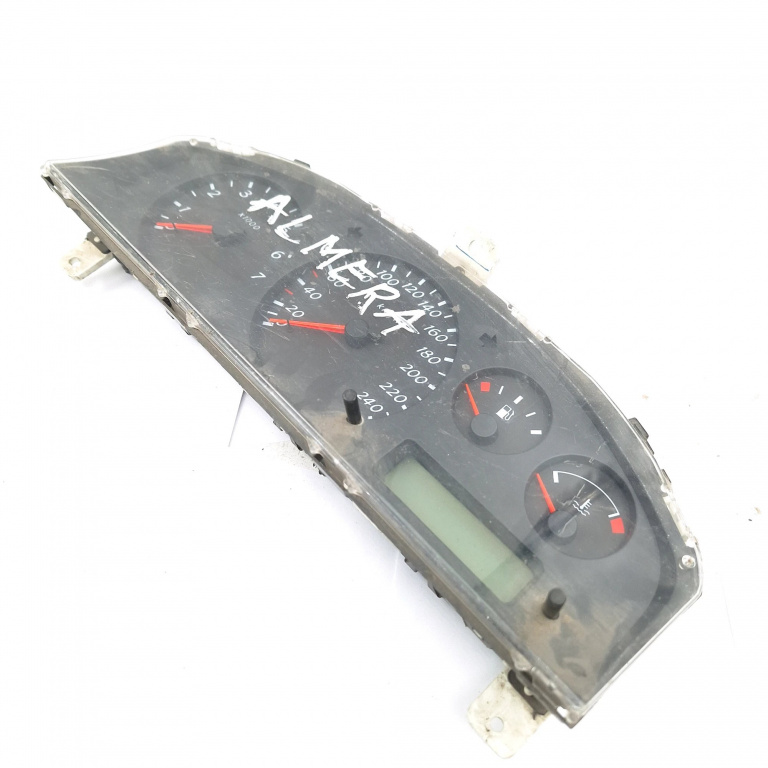 Ceas Bord / Instrument De Bord Nissan Almera Mk 2 (N16) 2000-2006 Europa - Afisaj In Km Benzina