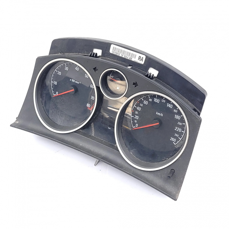 Ceas Bord / Instrument De Bord Opel Astra H 2004-2012 1.6 Z 16 Xep Benzina Europa - Afisaj In Km Benzina 13172010, Sw4405