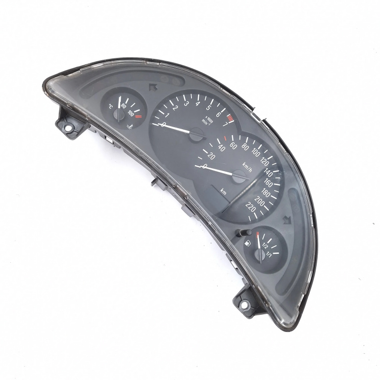 Ceas Bord / Instrument De Bord Opel Corsa C 2000-2006 1.4 Z 14 Xe Benzina Anglia - Afisaj Mile Si Km Benzina 110008988009, 09166814Fl, 88311302, 87001384